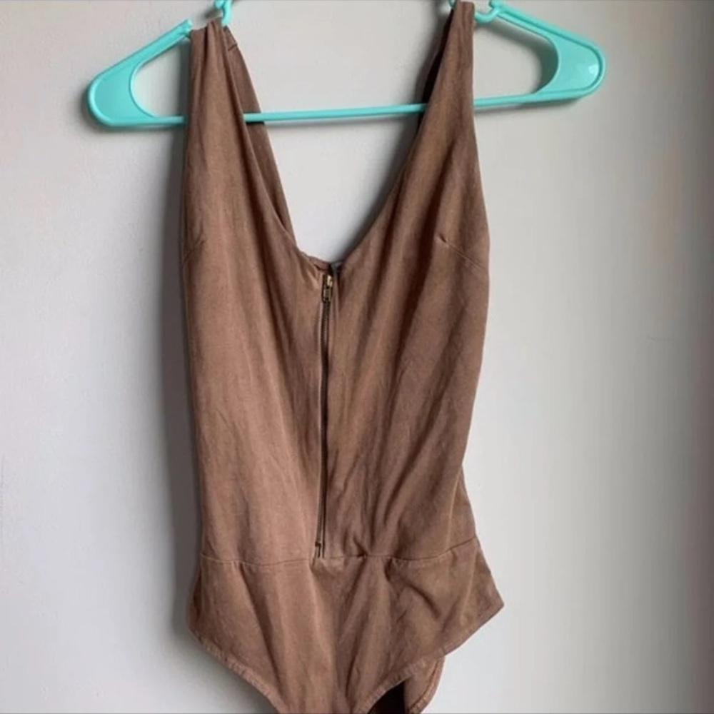 Tan/brown bodysuit